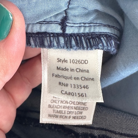 Ecru The Abbot Slouchy Jeans Dark Indigo Size 28 Straight Leg - Picture 10 of 10